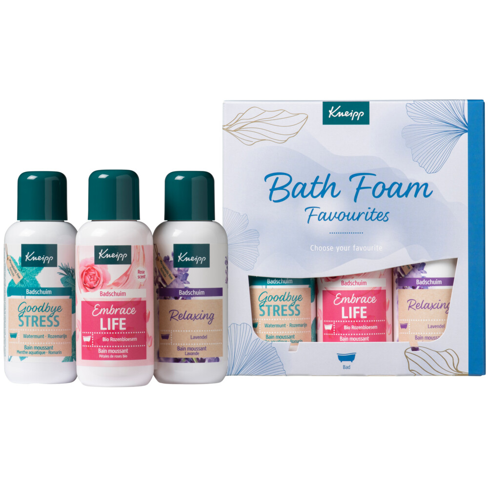 Kneipp Gift set Bath Foam Favourites (3 x 100 ml)
