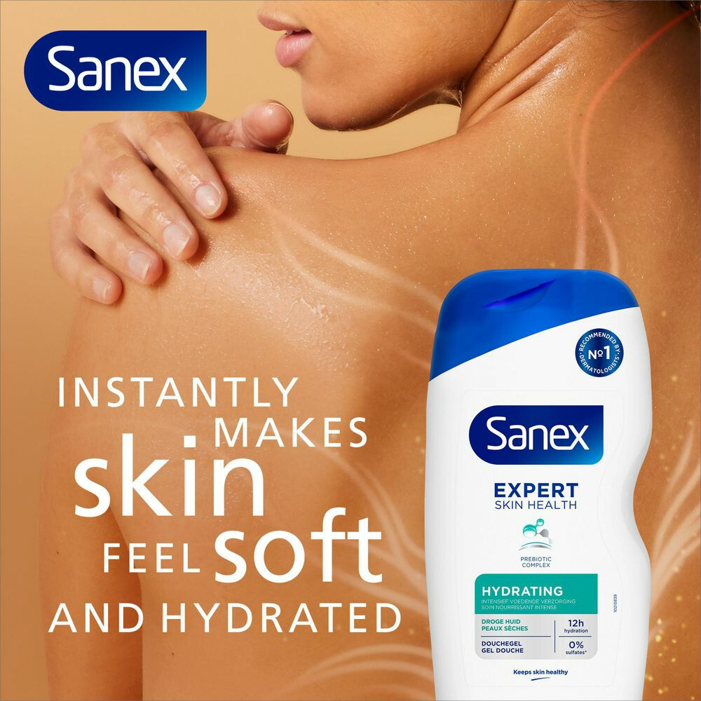 Sanex Douchegel Expert Skin Health Hydrating (400 ml)