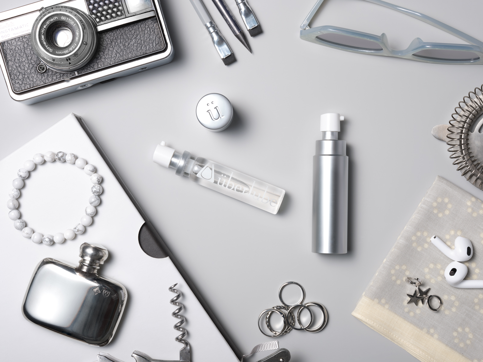 Uberlube Glijmiddel Siliconen - Good-To-Go Zilver (15 ml)