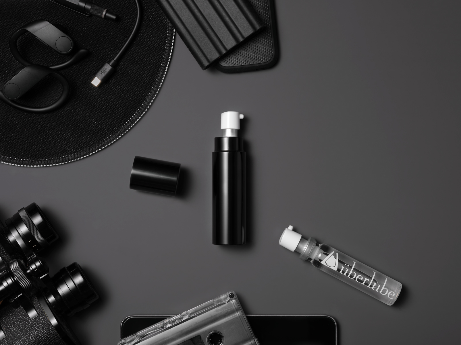 Uberlube Glijmiddel Siliconen - Good-To-Go Zwart (15 ml)