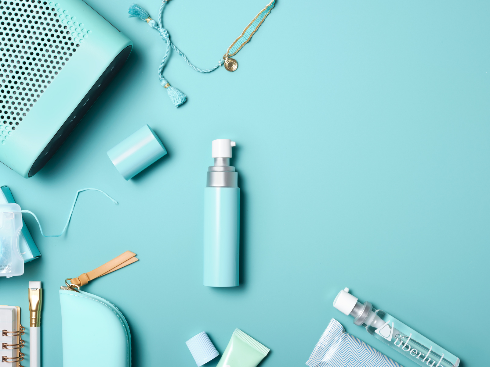 Uberlube Glijmiddel Siliconen - Good-To-Go Turquoise Aqua (15 ml)