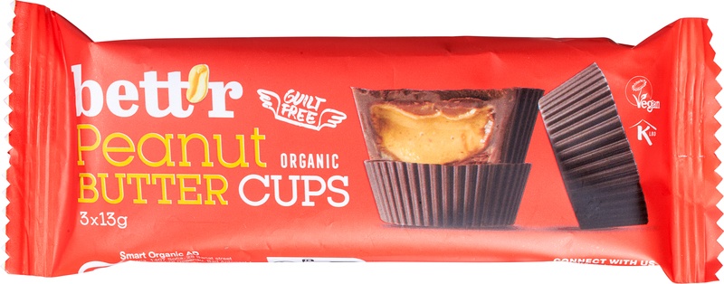 Bett'R Chocolatecups Peanut (39 gr)