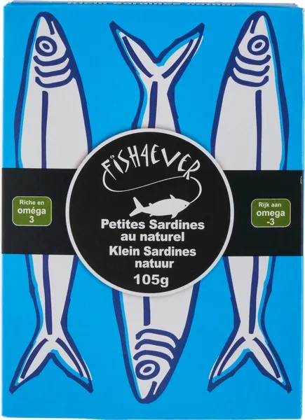 Fish 4 Ever Sardines Klein In Water (105 gr)