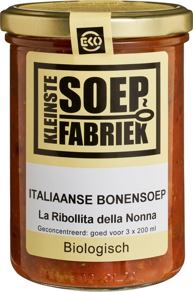 Kleinstesoepfabriek Bonensoep Italiaans (400 ml)
