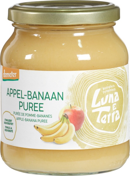 Luna E Terra Appel-Banaanpuree (360 gr)