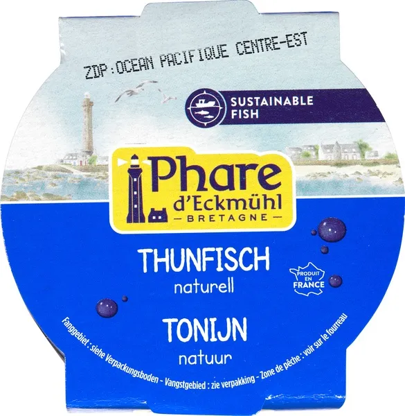 Phare d'Eckmühl Tonijn Naturel (160 gr)