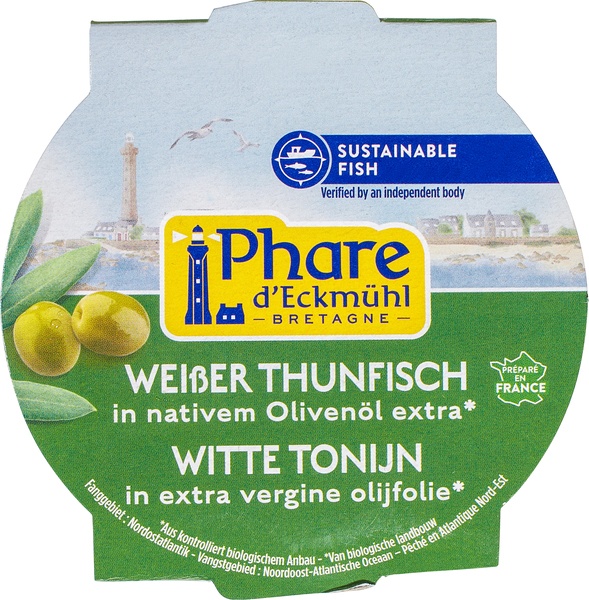 Phare d'Eckmühl Tonijn Wit, In Olijfolie (160 gr)