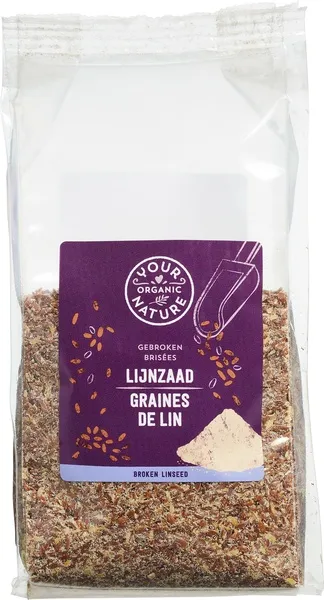 Your Organic Nature Lijnzaad Gebroken (200 gr)
