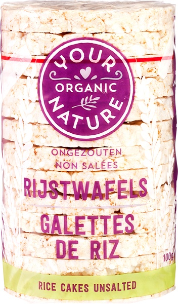 Your Organic Nature Rijstwafels Ongezouten (100 gr)