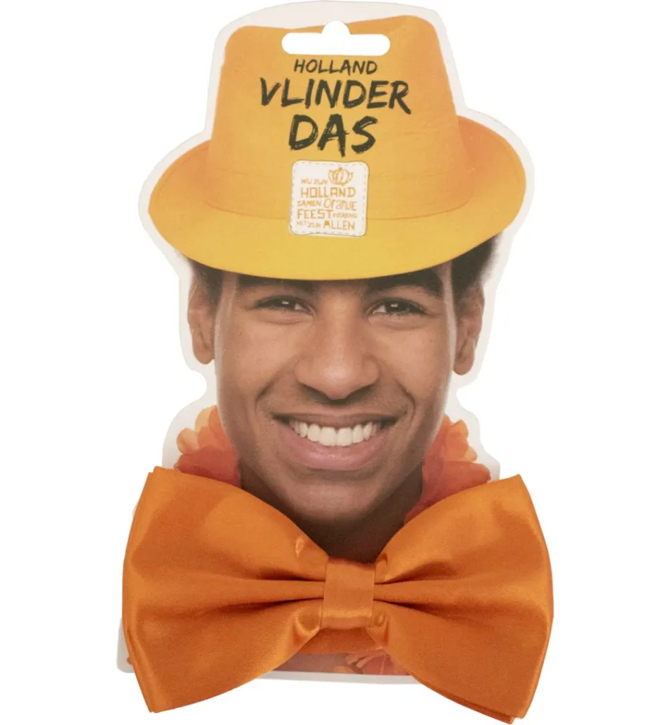 Hup Holland Hup Vlinderstrik Oranje (1 stuk)