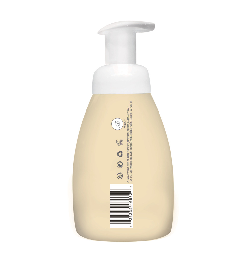 Attitude Baby Leaves 2in1 schuimende haar&body zeep pear nectar (295 ml) - image 3