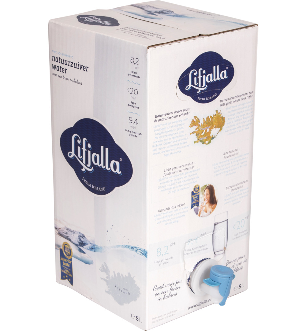Lifjalla Water uit IJsland (5000 ml)
