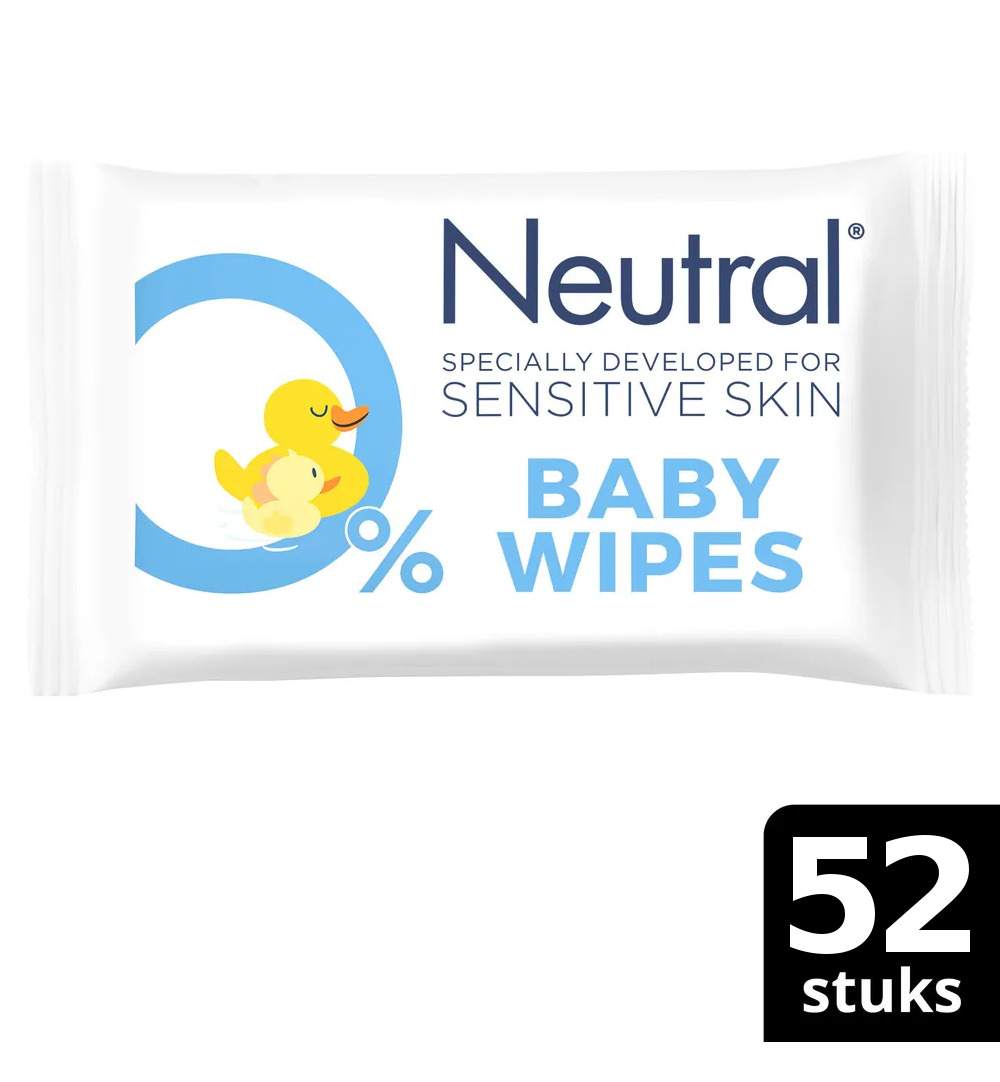 Neutral Baby doekjes (52 stuks)