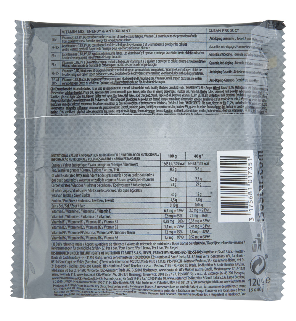 Isostar Reep Endurance+ (3 X 40 gr)