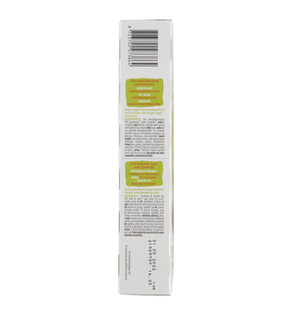 Gerlinéa Snackrepen Sinaas & Pure Chocolade Smaak (372 gr) - image 4