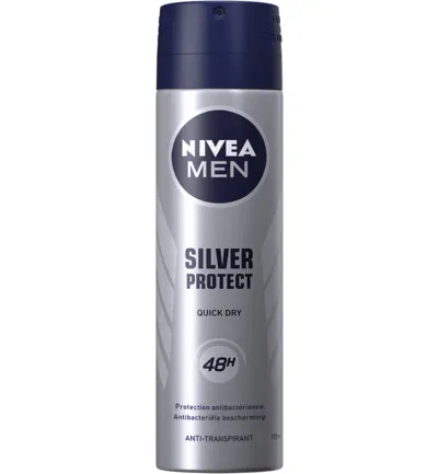 Nivea Men deodorant spray silver protect dynamic power (150 ml)