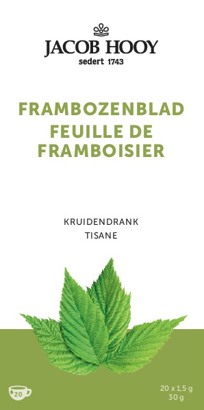 Jacob Hooy Frambozenblad (20 zakjes)