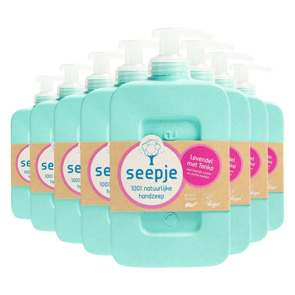 Seepje Handzeep Lavendel en Tonka (8 x 300 ml)