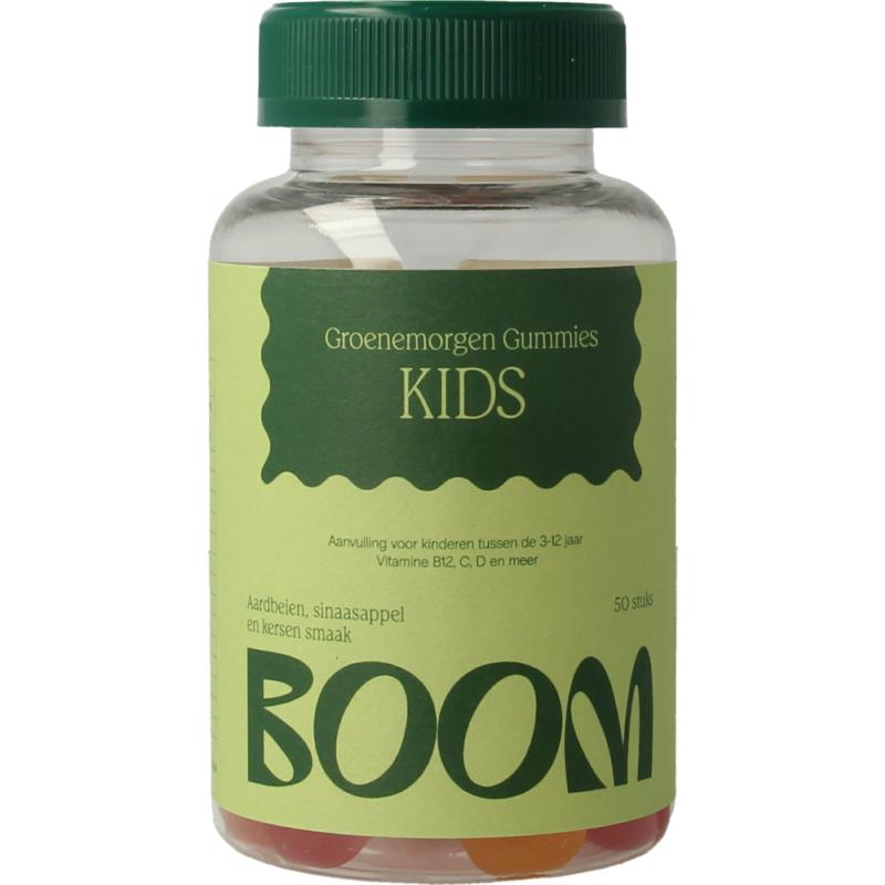 Boom Nutritions groenemorgen Kids (50 Gummies)