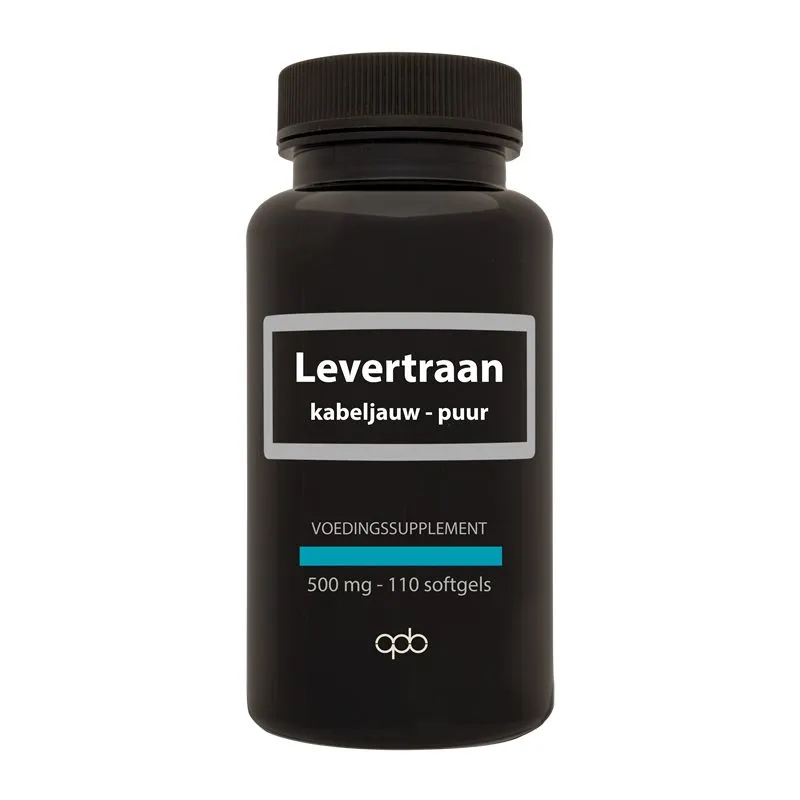 Apb Holland Levertraan Kabeljauw Puur 500Mg (100 softgels)