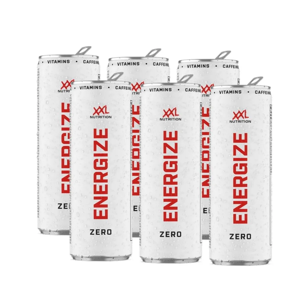XXL Nutrition Energize! Energy Drink - White - Zero (6 X 330 ml)