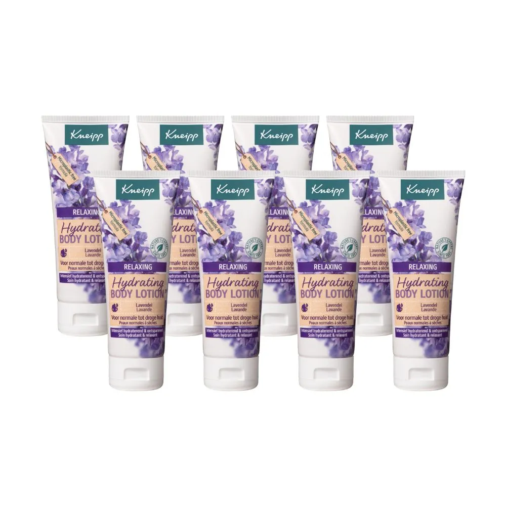 8x Kneipp Body lotion Relaxing (75 ml)