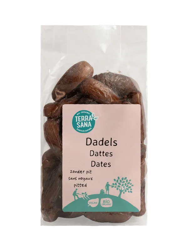 Terrasana Raw Dadels Zonder Pitten Bio (750 gr)