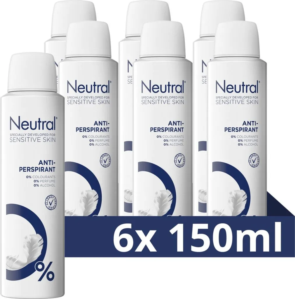 6x Neutral Anti-perspirant (150 ml)