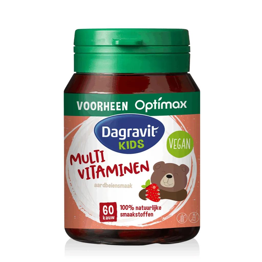 Dagravit Natural Kids Multivitaminen (60 kauwtabletten)