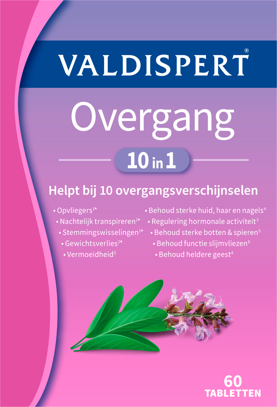 Valdispert Overgang 10 in 1 (60 capsules)