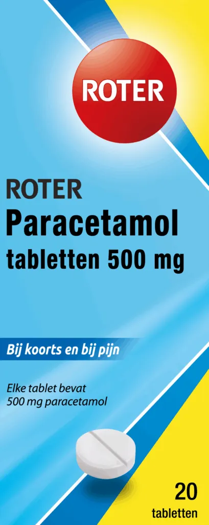 Roter Paracetamol 500 mg (20 tabletten)