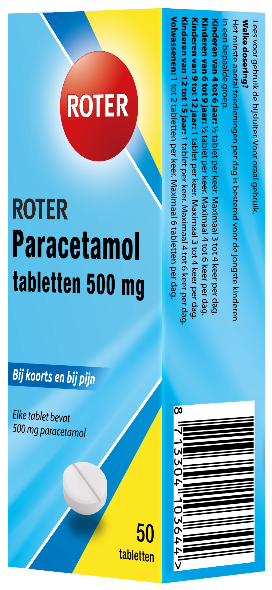 Roter Paracetamol 500 mg (50 tabletten) - image 4