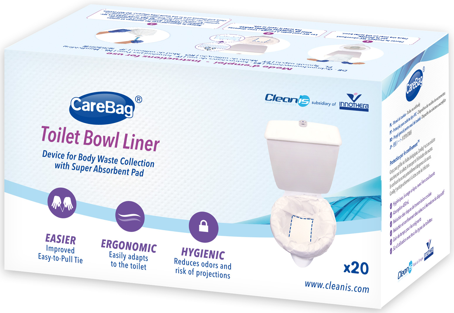 Carebag Toiletzak (20 stuks)