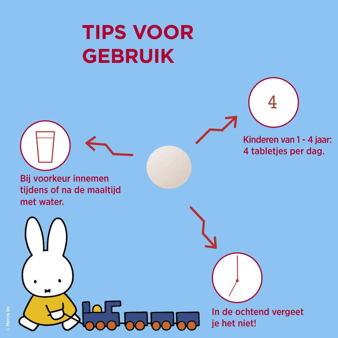 Dagravit Kids Vitamine D Kauwtabletjes (200 kauwtabletten) - image 4