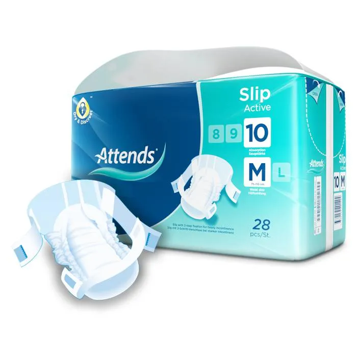 Attends Slip active 10 maat M (28 stuks)