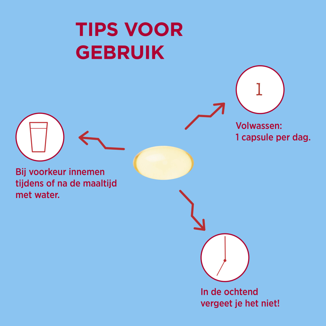 Dagravit Vitaal 50+ Vitamine D + Omega-3 Visolie (90 capsules) - image 3