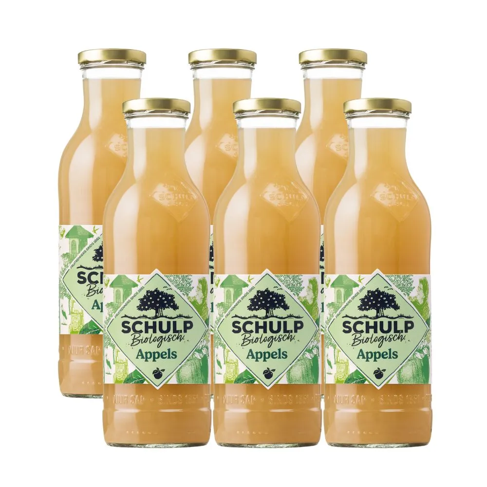 Schulp Appelsap Bio 6 Pack (6 x 750 ml)