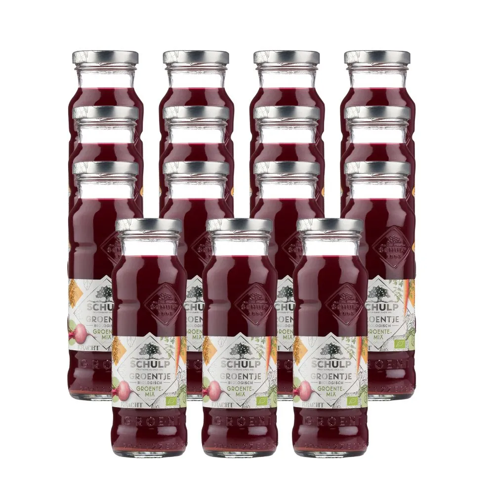 Schulpgroentemix Biologisch 15 Pack (15 x 200 ml)