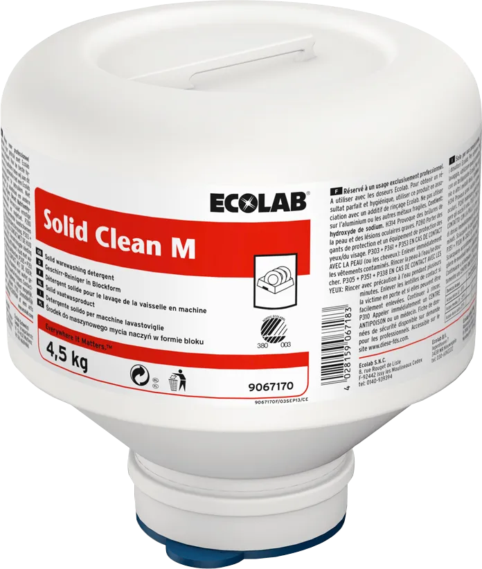 Ecolab Vaatwasmiddel Solid Clean M (4500 gr)