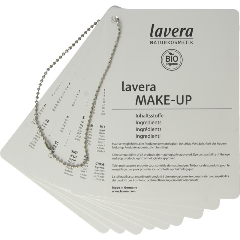Lavera Colour Cosmetics Inci Boekje 2024 (1 stuk)