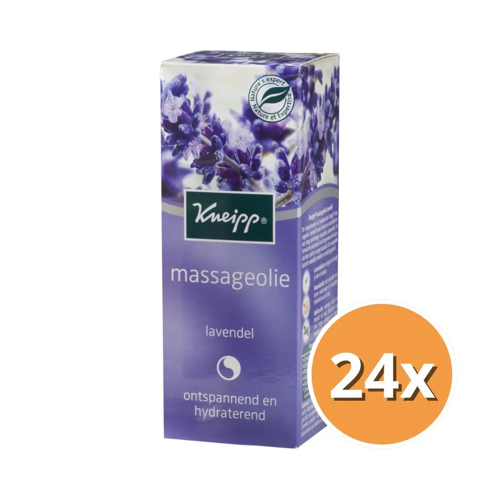 24x Kneipp Massageolie lavendel mini (20 ml)
