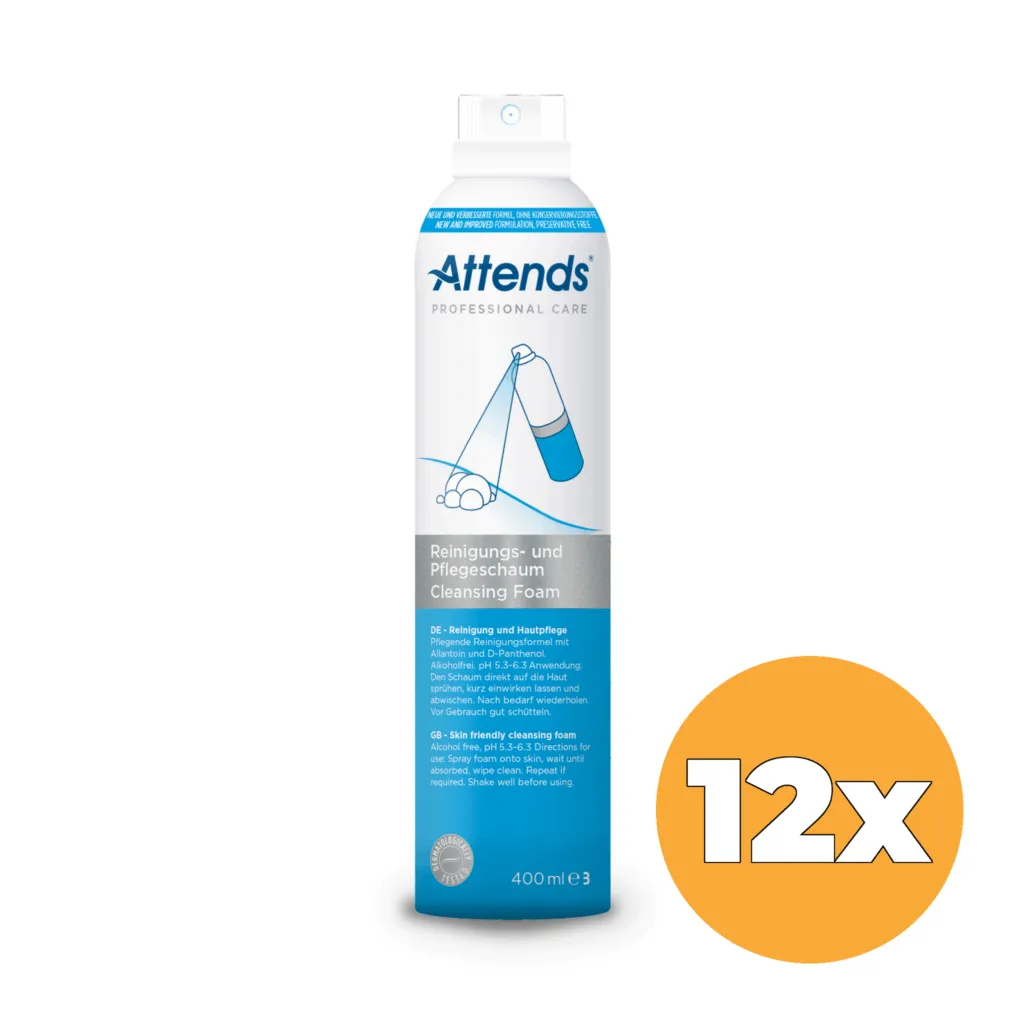 12x Attends Care Foam (400 ml)