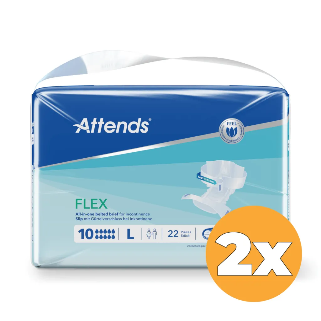 2x Attends Flex 10 Maat L 85-125 Cm (22 stuks)