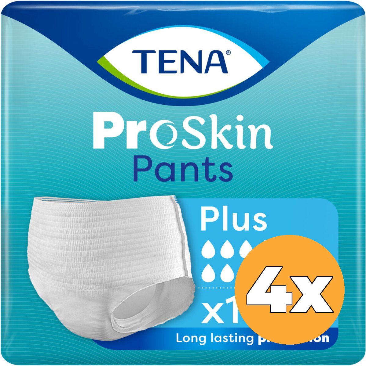 4x Tena ProSkin Pants Plus Large (14 stuks)