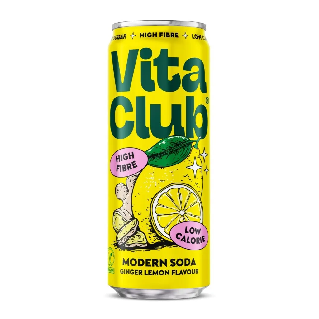 Vita Club Soda Ginger Lemon (330 ml)