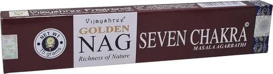Vijayshree Golden Nag 7 Chakra Wierrook (15Gr)