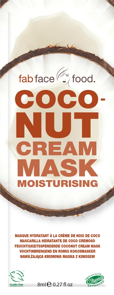 Montagne Jeunesse 7th Heaven Mask Fab Face Coconut Cream (1 stuk)