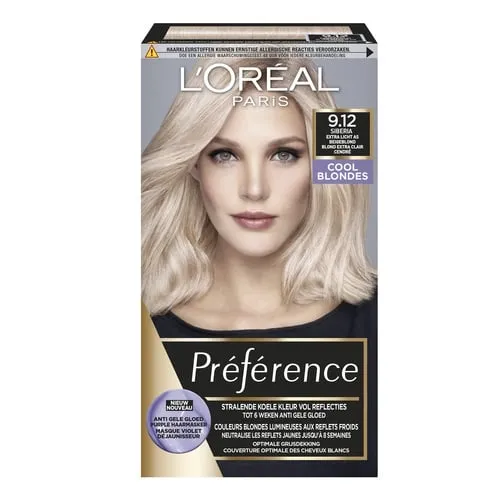 L'Oréal Préférence 9.12 - Siberia - Cool Blondes (1 stuk)