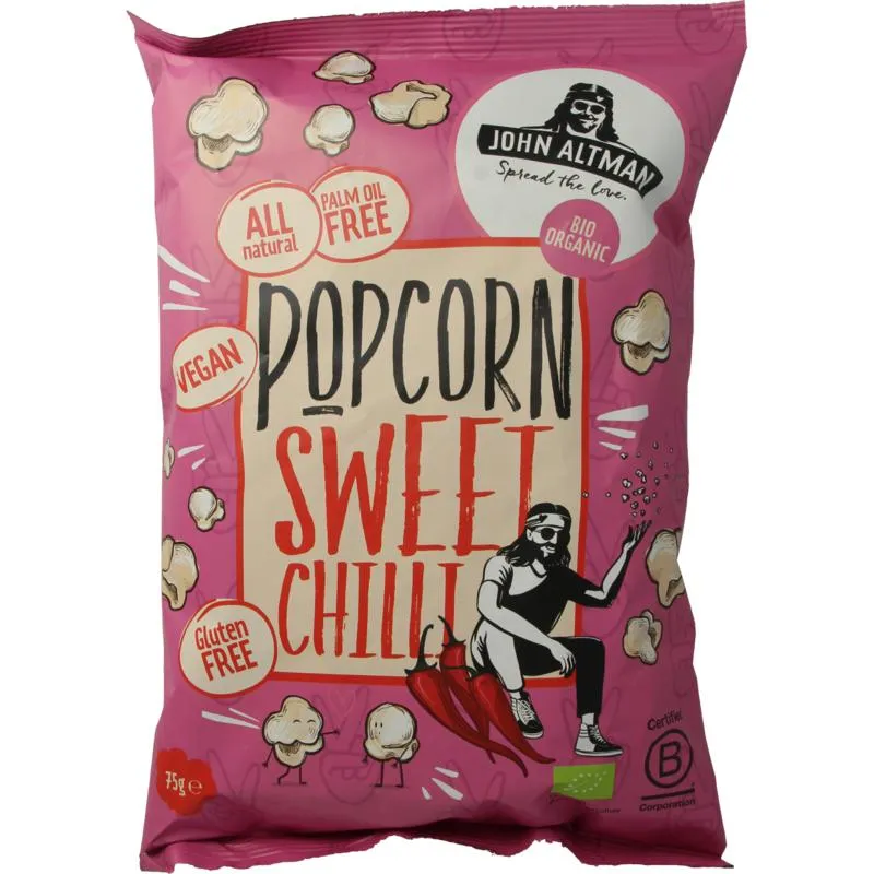 John Altman Popcorn Sweet Chilli Bio (75 gr)