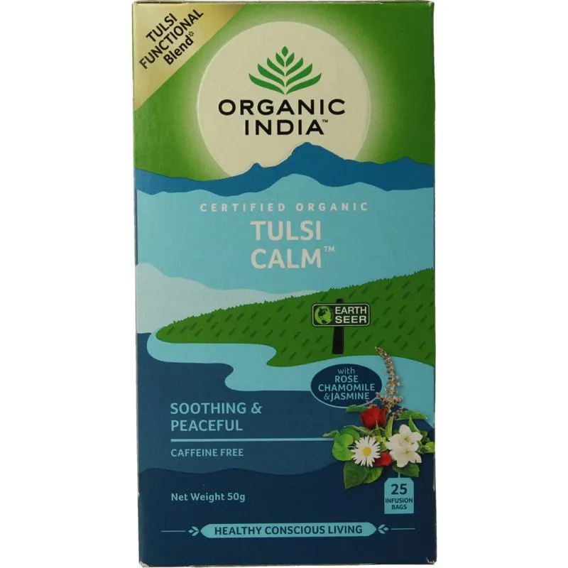 Organic India Tulsi Calm Tea Bio (25 stuks)